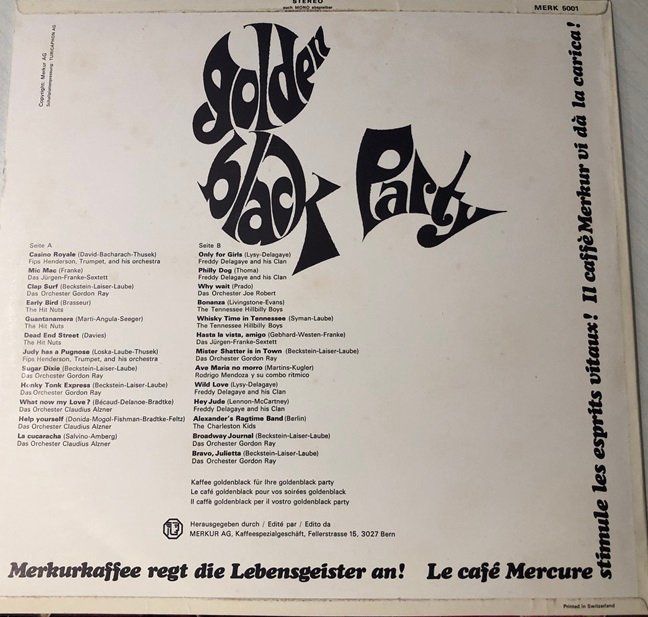 Dischi in vinile: Golden Black Party (LP) – Usato da Grüningen venduto da azulvinyl 1