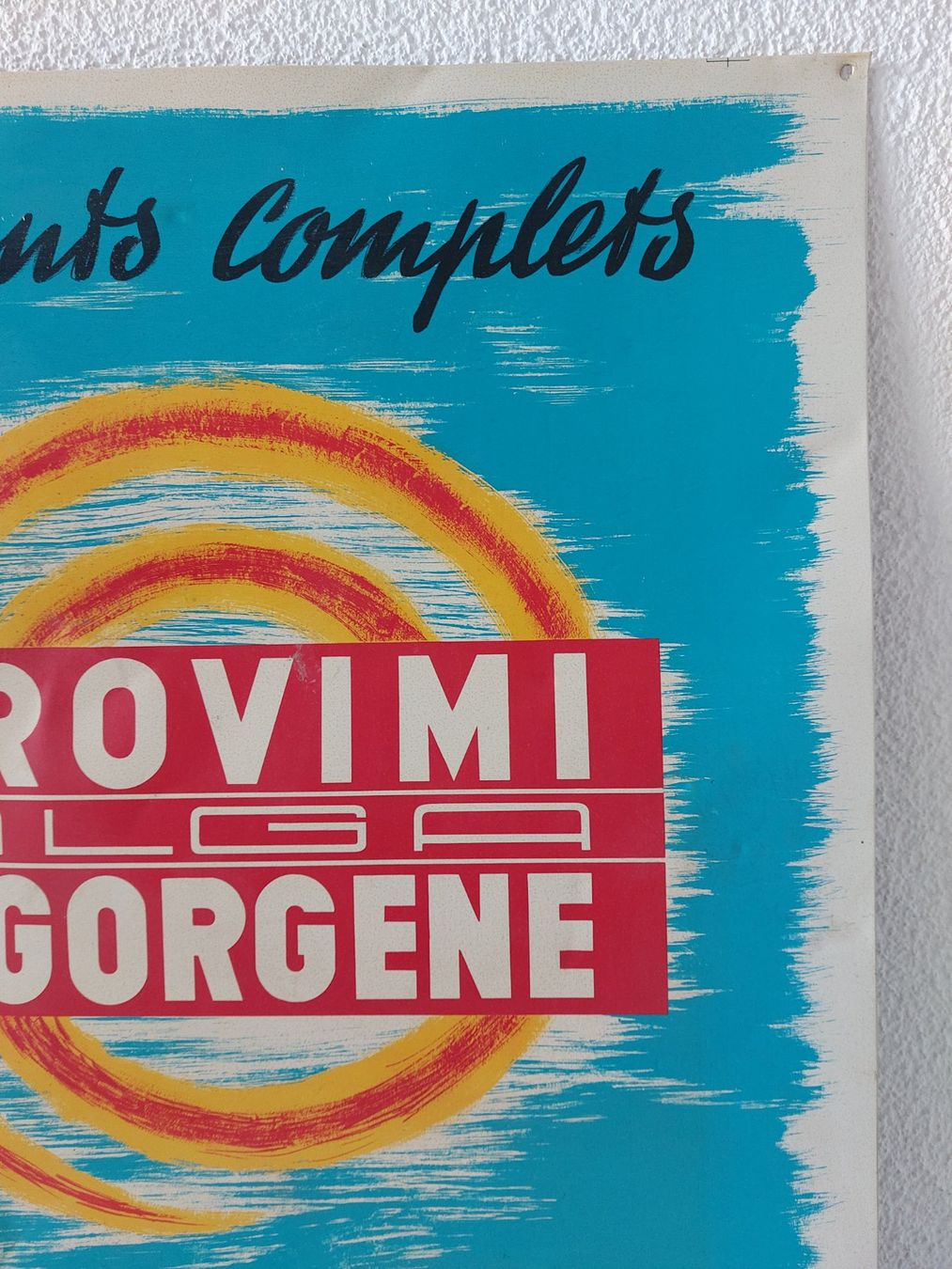 Knorr Insegne: altes Blechschild Provimi Vigorgene Kraftfutter plaque tôle – Usato da Schenkon venduto da TG10 2