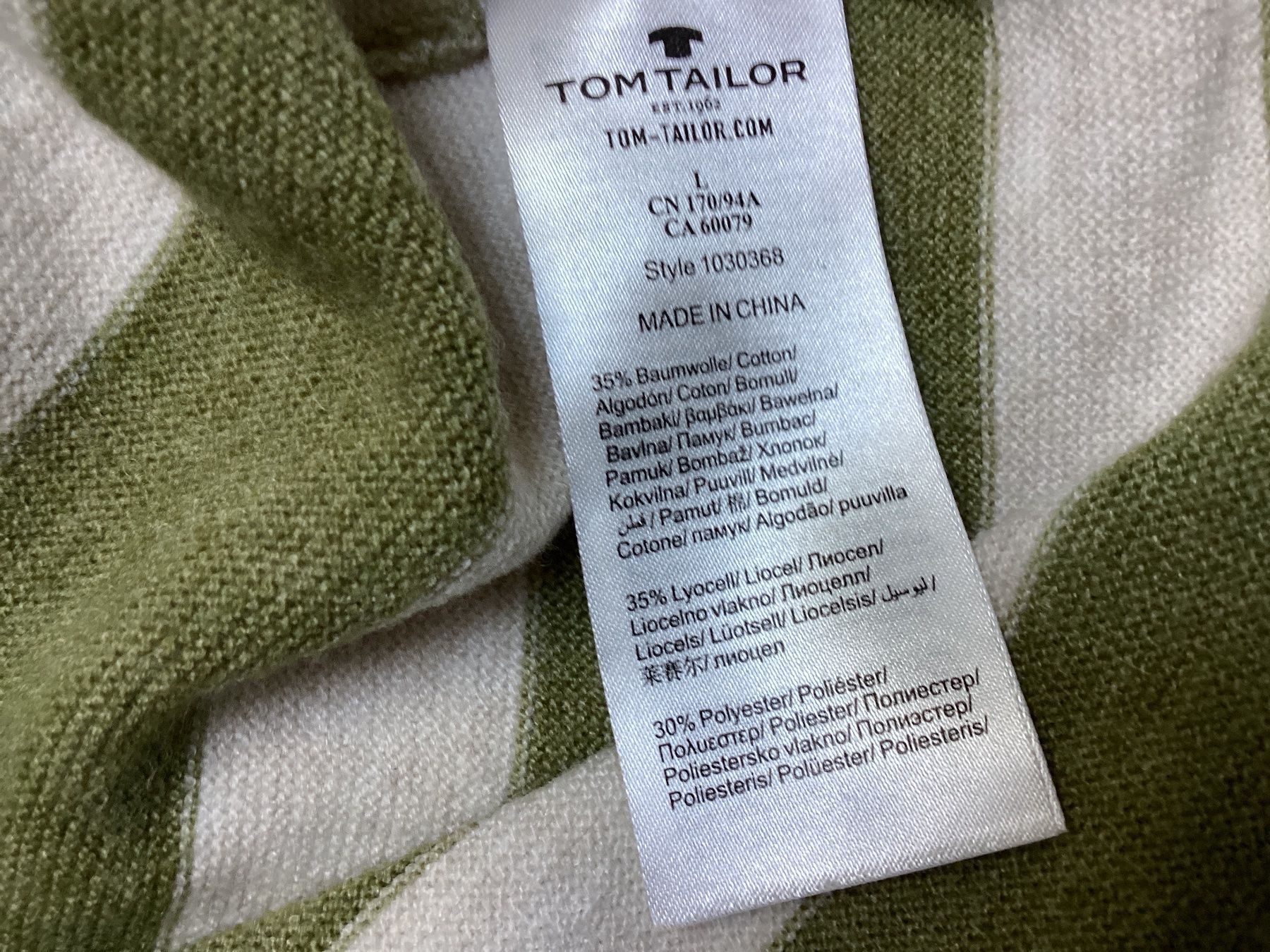 Tom Tailor Pullover & Sweatshirts: Schöner Tom Taylor Damen Pullover mit Kapuze gestreift Gr. L – Gebraucht aus Homberg b. Thun von Homata 5