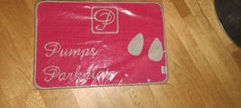Fussmatte Pumps Parkplatz pink neu in Originalverpackung