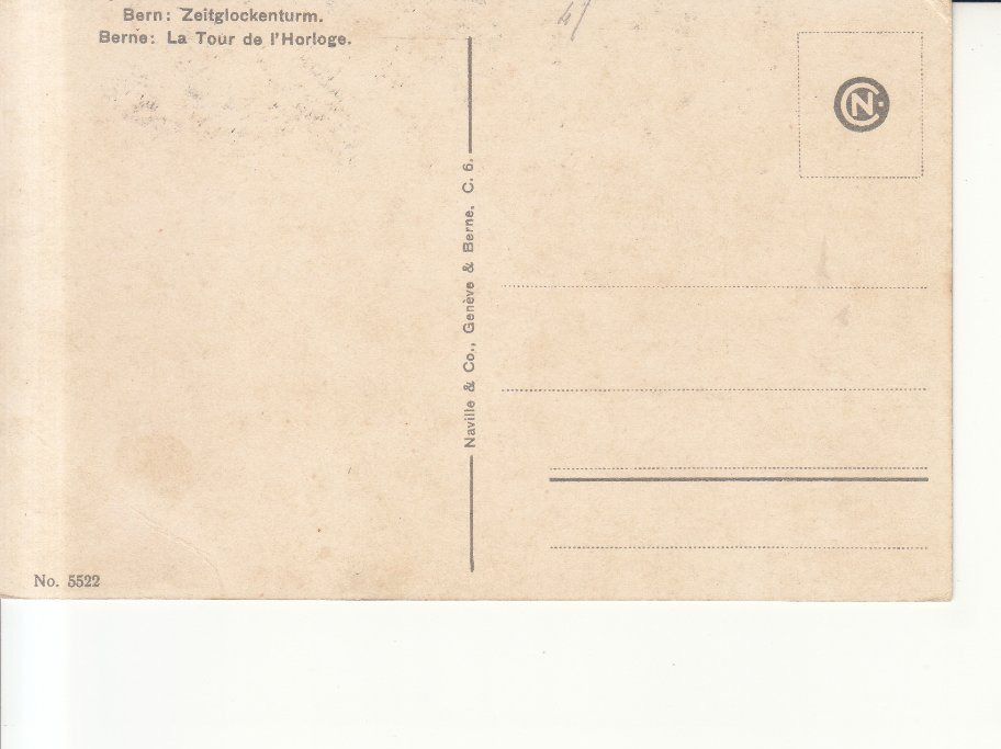 Cartoline postali: Bern Zytglogge ca. 1920 – Usato da Bürglen TG venduto da StampGraf 1