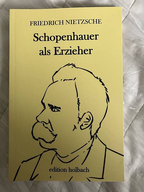 Libri: Schopenhauer als Erzieher – Nuovo e nell'imballaggio originale da Liestal venduto da mum_pv57