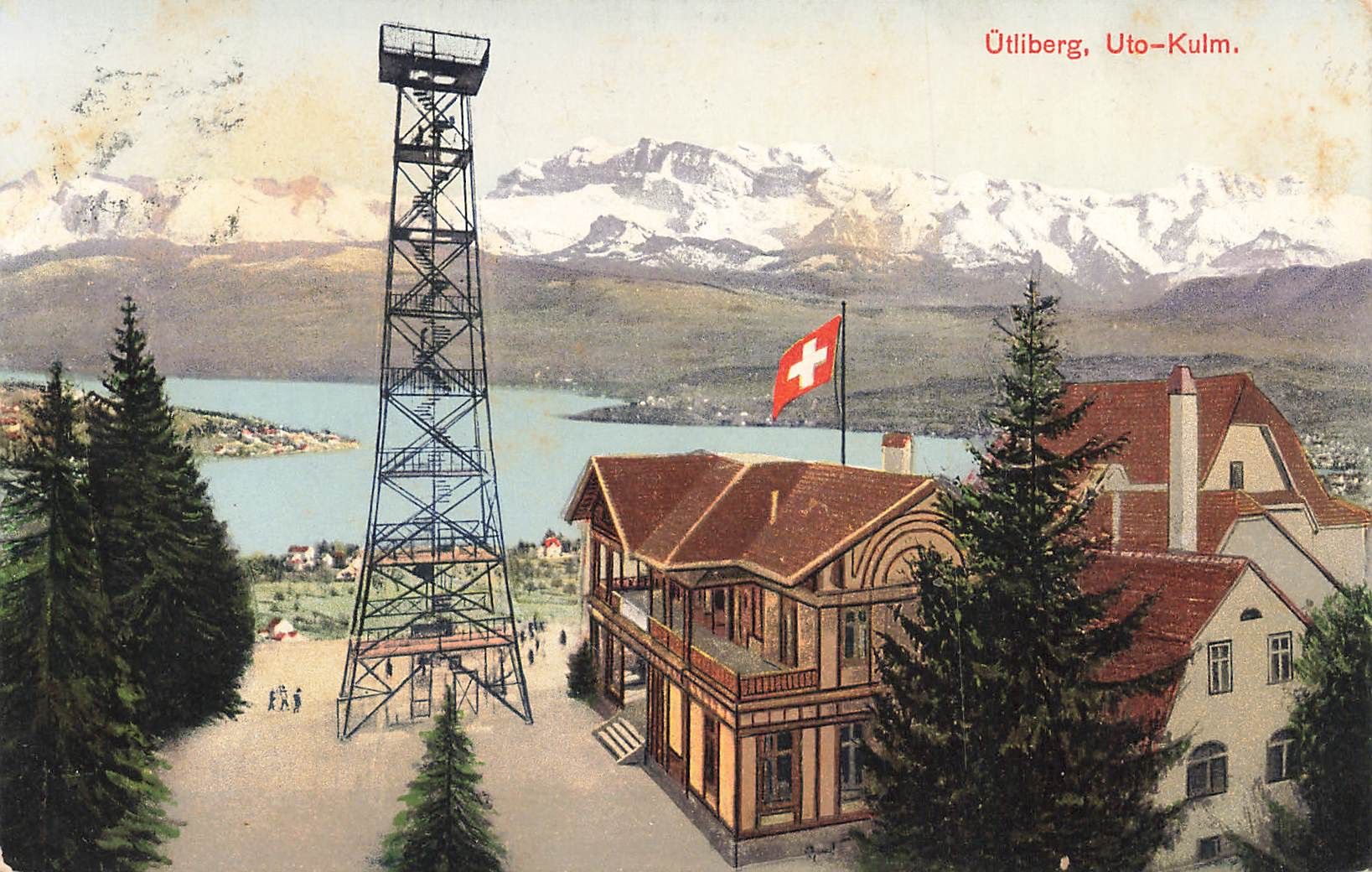 Ansichtskarten: Utliberg uto kulm – Gebraucht aus Biasca von Blenio71