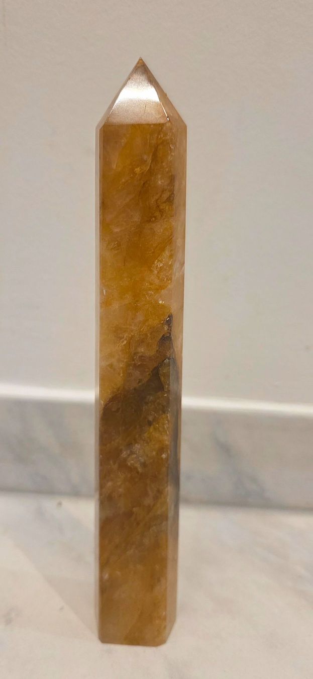 Minerali & Pietre curative: Golden Healer Obelisk 427g – Nuovo e nell'imballaggio originale da Matzingen venduto da Shay_Crystalz 1