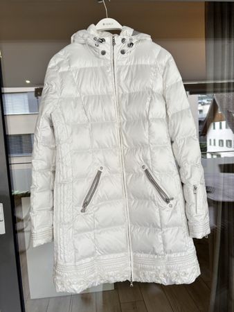 Daunenmantel Bogner weiss Grösse L guter Zustand