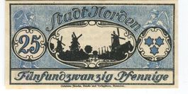 Notgeld "25 Pfennig. Norden 1921".