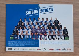 GC Zürich Mannschaftskarte 2016/17