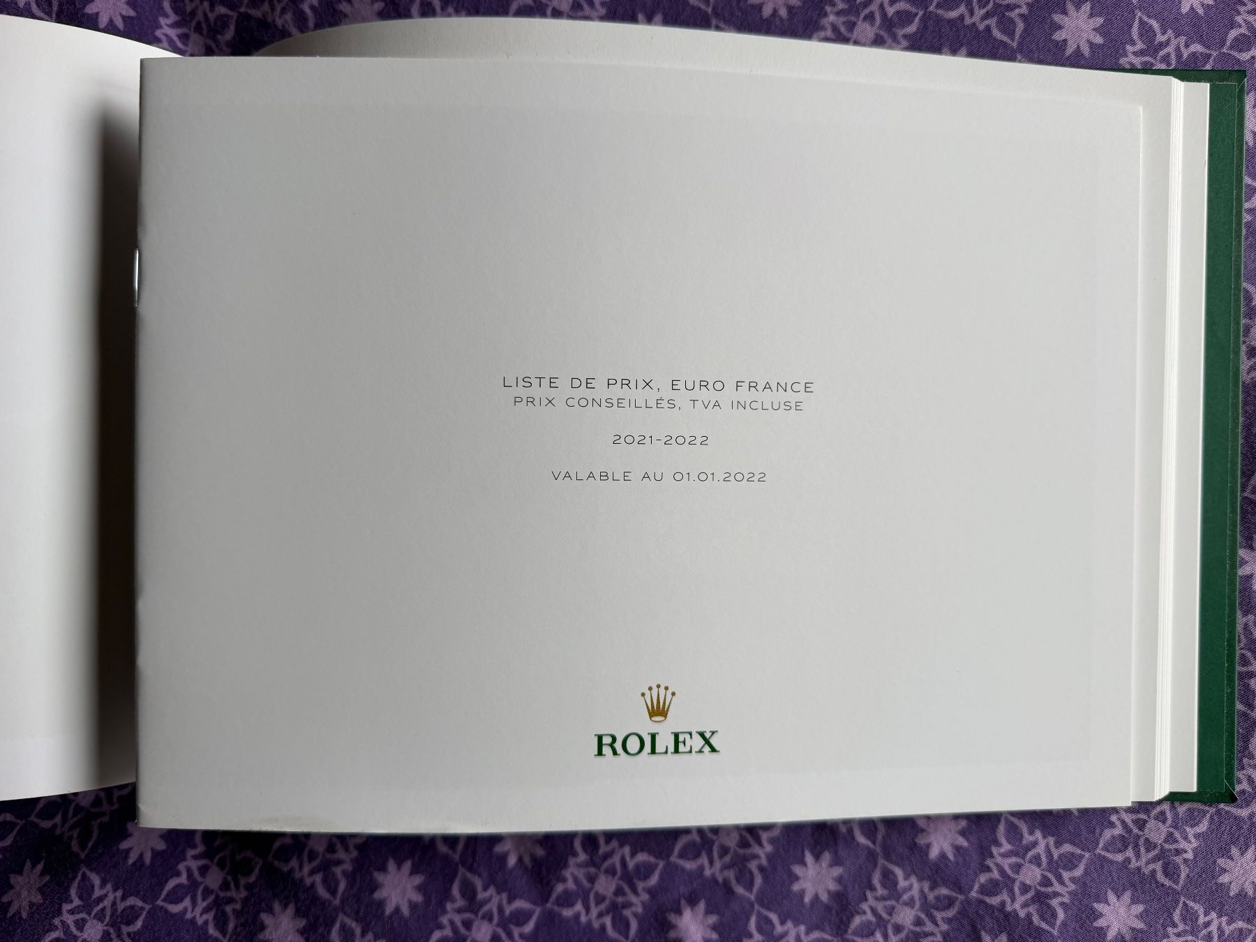 Rolex Documenti: Brochure ROLEX 10/2021 neuve – Nuovo (secondo la descrizione) da Vionnaz venduto da cm4_6gll 1