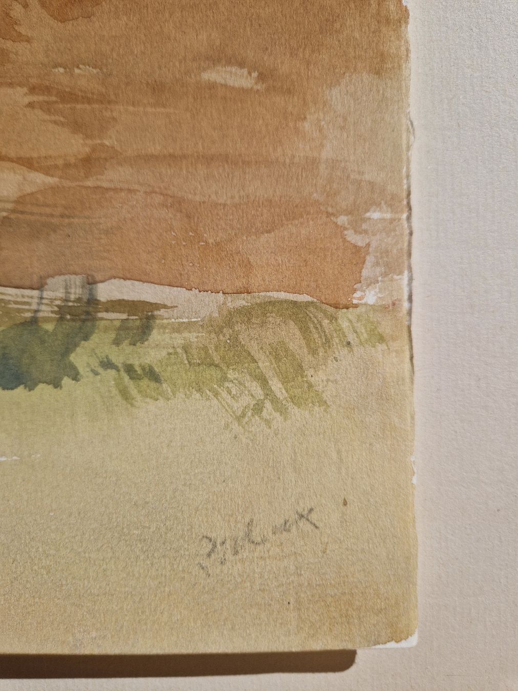 Dipinti: Grande aquarelle de Bernard Pidoux – Usato da Renens VD venduto da vintage72 3
