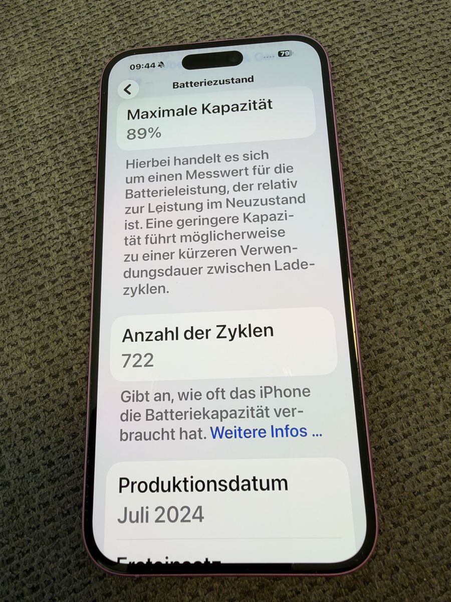 Apple Handys / Smartphones: Iphone 16 Plus 128 GB – Gebraucht aus Mels von mara-melsi 6