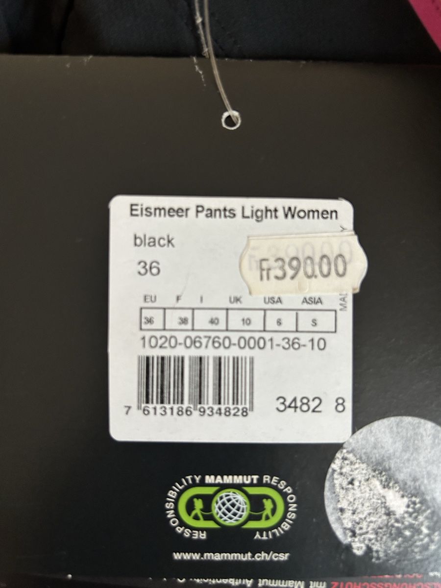 Mammut Hosen: Eismeer Pants Light Women – Neu (gemäss Beschreibung) aus Gattikon von salomefrehner 3