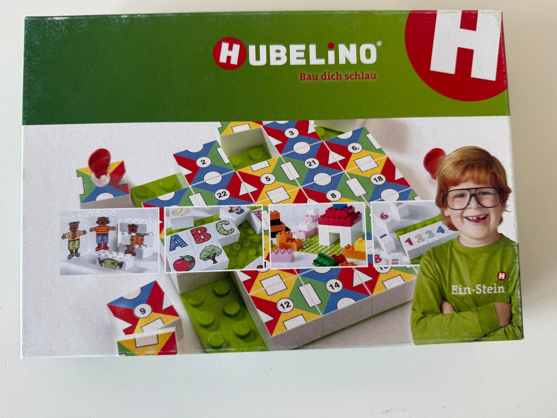 Puzzle: HUBELINO Bausteineset "Quadrolino" - 25 Teile – Usato da Winterthur venduto da brittalili