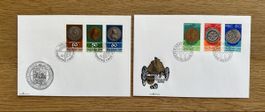 Liechtenstein - 2x MÜNZEN FDC‘s Top erhalten 