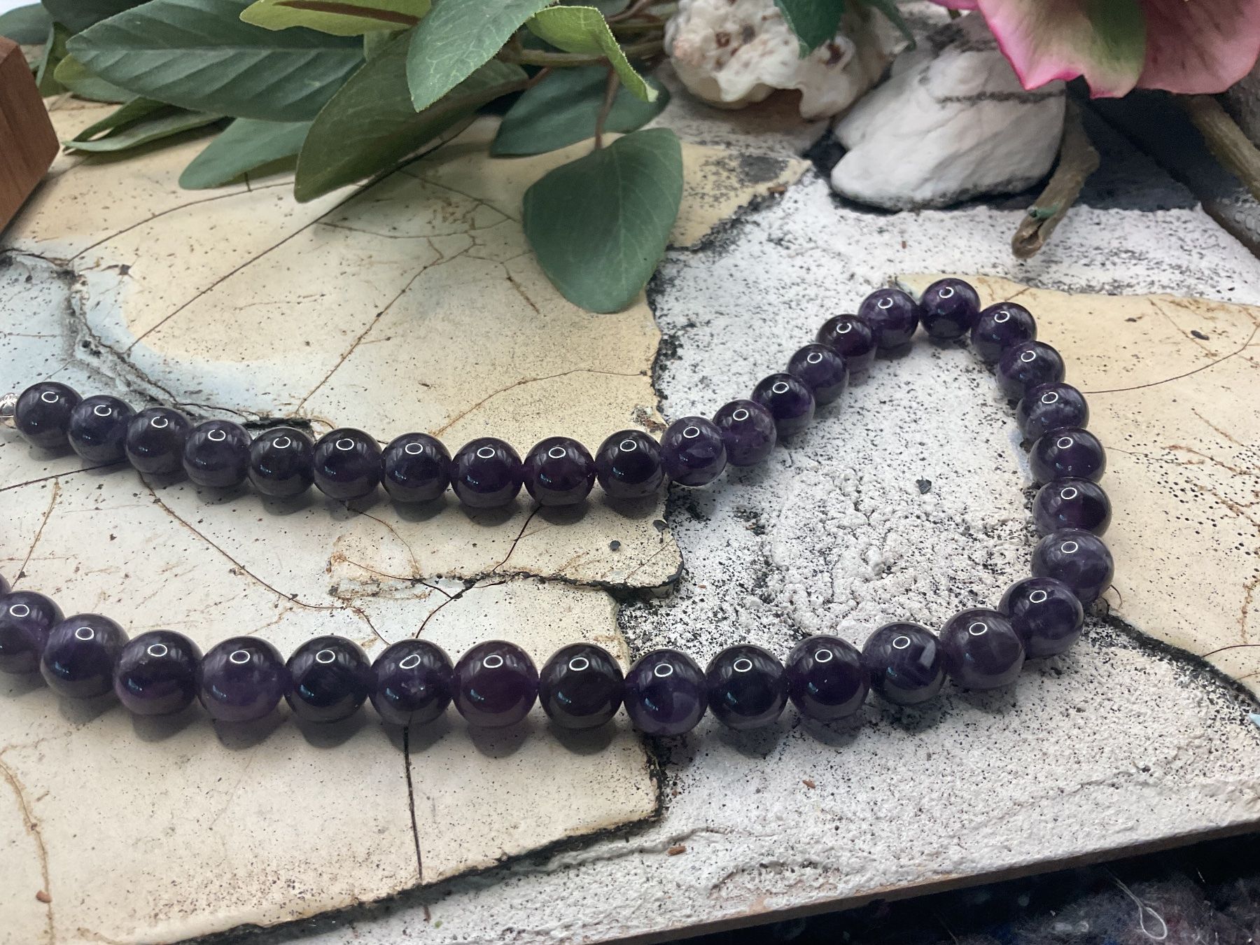 Catenine: Amethyst Collier Länge 44m inkl. Silberverschluss – Usato da luzern venduto da Alpendorf1 3