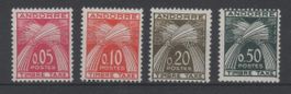 Andorra 1961 Porto Michel Nr. 42/45 **