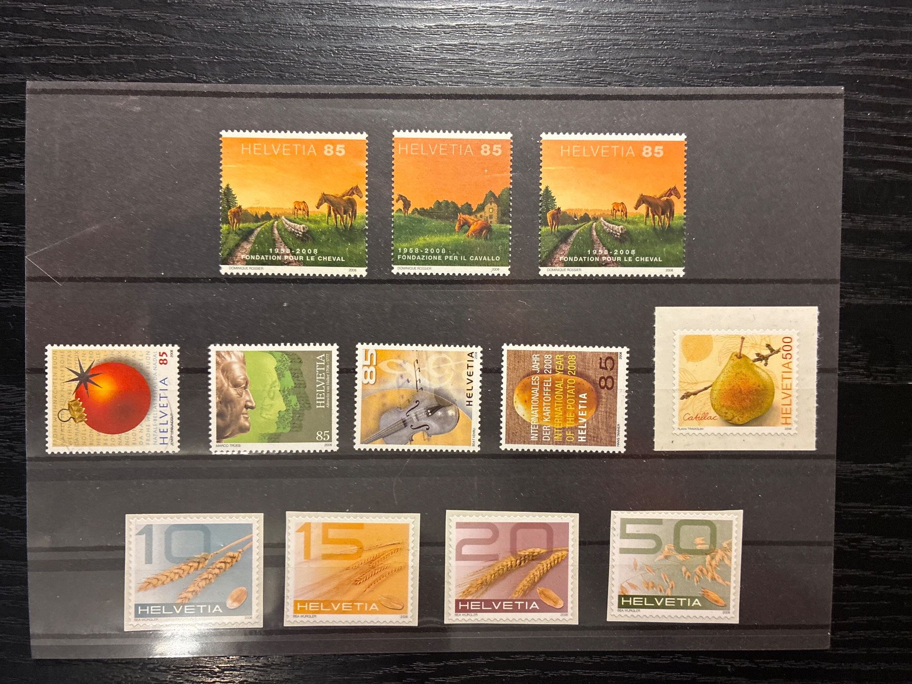 Tous les timbres: Briefmarken postfrisch 2008 – Neuf (Voir description) à schafisheim par bru_bkb8