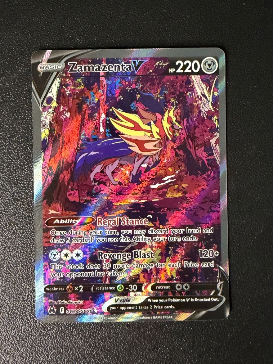 Pokémon Carte collezionabili: Zamazenta V #GG54/GG70 – Nuovo (secondo la descrizione) da Niedergösgen venduto da SwissPokeCards