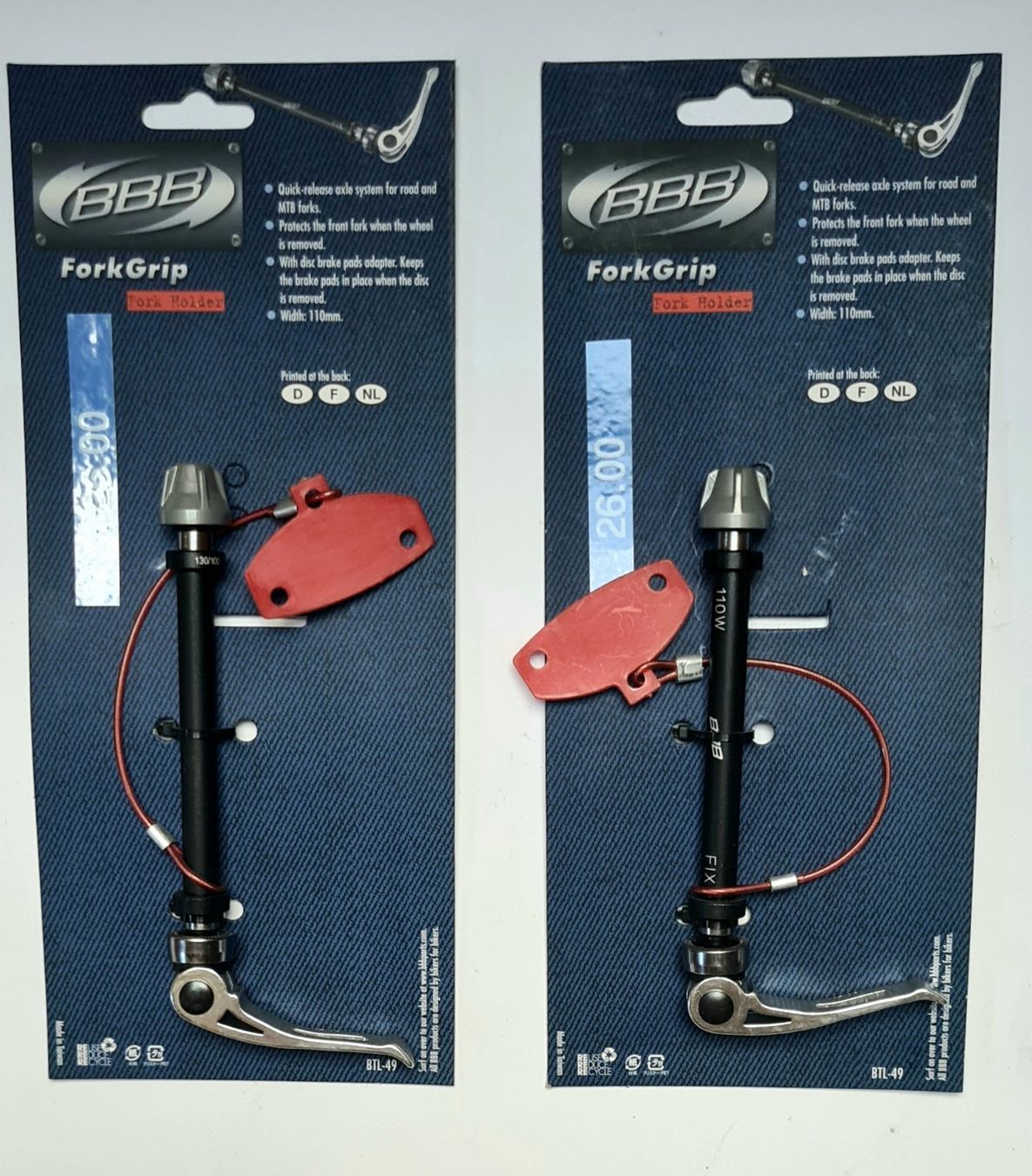 Ritchey Pezzi di ricambio: Konvolut Schnellspanner Ritchey Logic,BBB ForkGrip, 5 x NOS – Nuovo (secondo la descrizione) da Schaan venduto da Hermann-Ciclisport 2