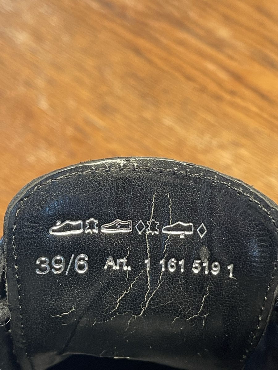 Scarpe da donna: Schwarze OXMOX Schnürschuhe, Gr. 39 – Usato da Läufelfingen venduto da B_C_Sch. 3