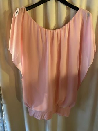 DAMEN BLUSENKLEID HELLROSA