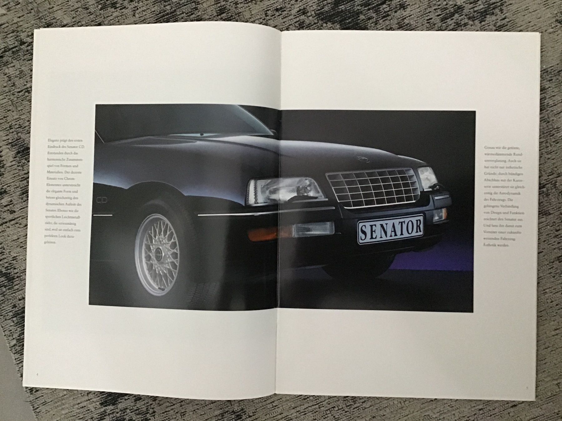 Opel Documenti: Opel Senator Verkaufsprospekt 1991 – Usato da Scherzingen venduto da Starseller62 2