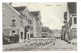 Berneck (SG) Neugasse - Kantonal-Turnfest - 4.5. August 1907
