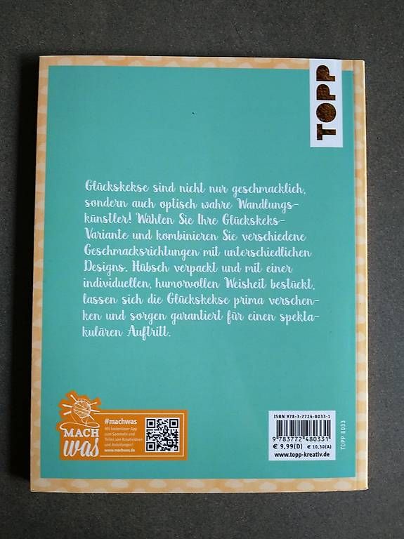 Libri: Kochbuch: Glückskekse backen – Usato da Schlieren venduto da elisa_zh 1