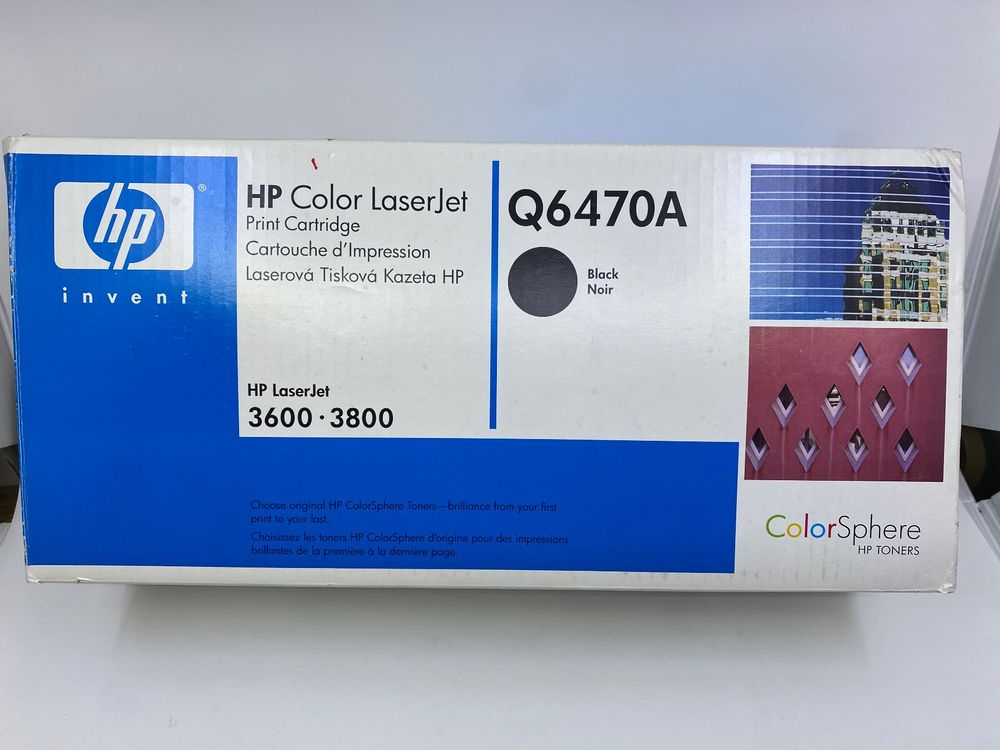 HP Color LaserJet Q6470A neu ov Black | Kaufen auf Ricardo