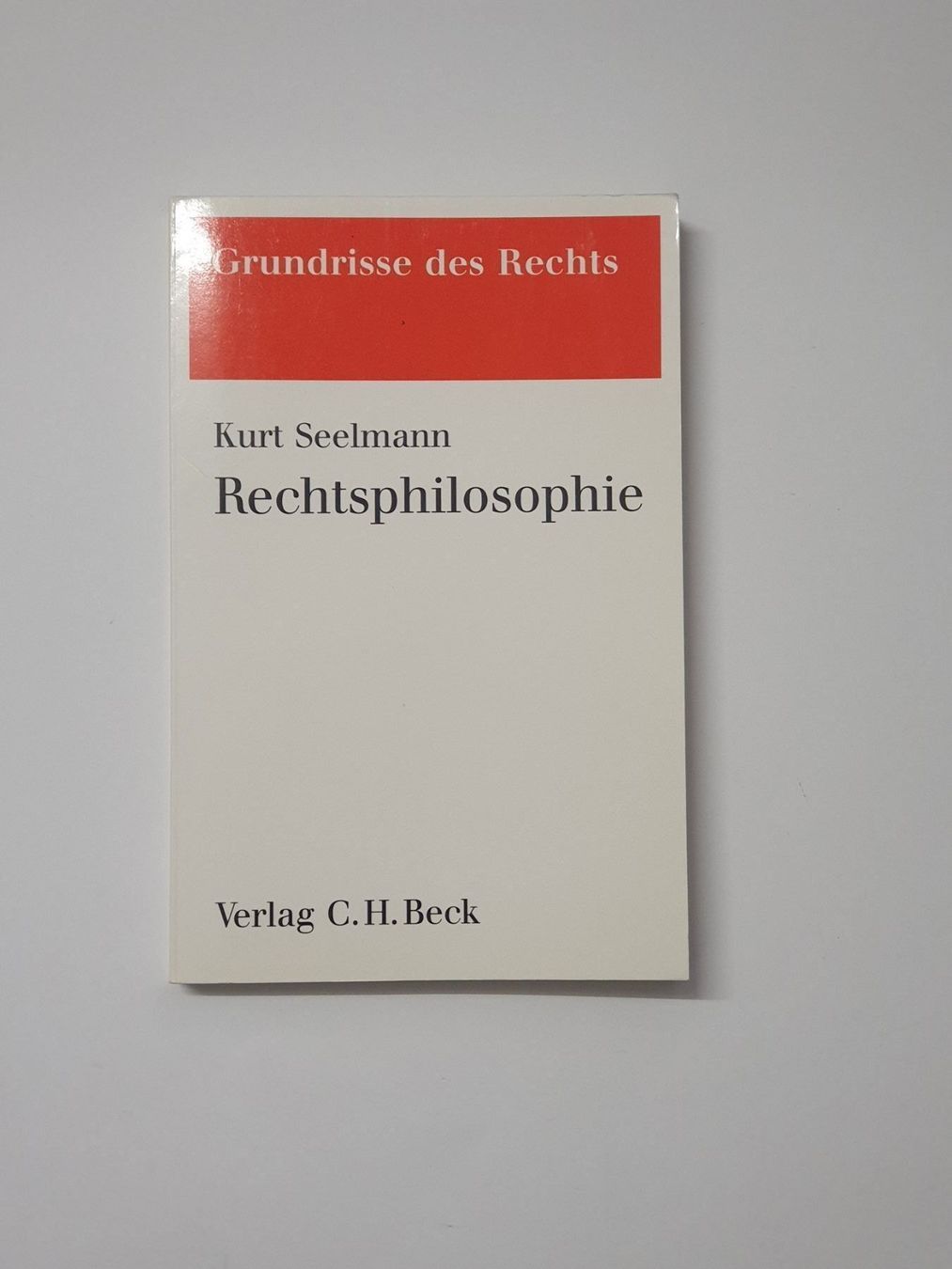 Libri: Kurt Seelmann - Rechtsphilosophie – Usato da Oberdorf BL venduto da BaldenEagle