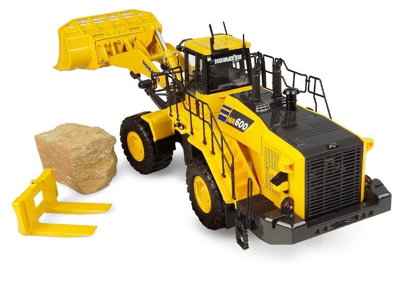 Komatsu Modellbausätze & Standmodelle: 1:50 Komatsu WA600-8 - Version porte-blocs – Neu und originalverpackt aus Affoltern am Albis von Modellshop-8910 1