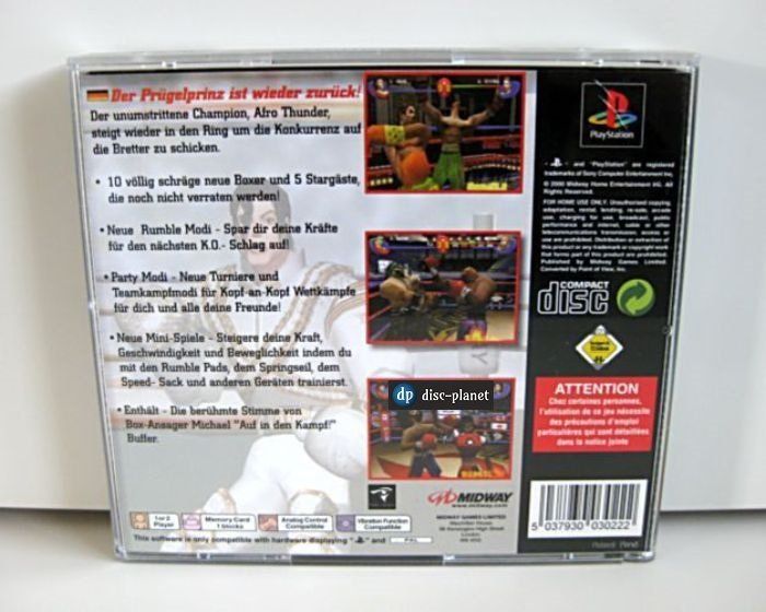 Sony Giochi: PS1 - Ready 2 Rumble Boxing Round 2 (1999) – Usato da Embrach venduto da disc-planet 2