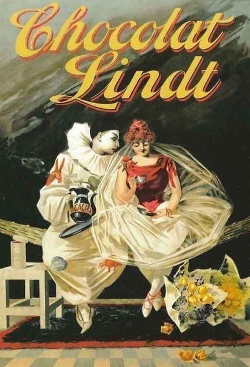 Lindt Schilder: Blechschild-CHOCOLAT LINDT – Neu und originalverpackt aus Rupperswil von big-one-sale