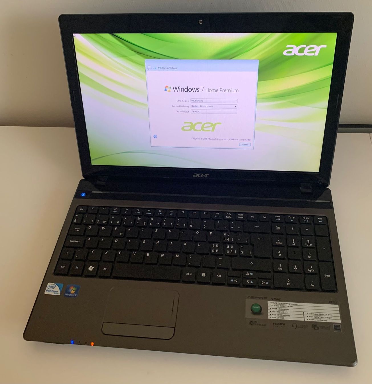 Acer Notebook: Laptop acer ASPIRE – Nuovo (secondo la descrizione) da Zürich venduto da ThaliaL