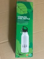 Edelstahlflasche weiss Baumdesign 500ml Neu