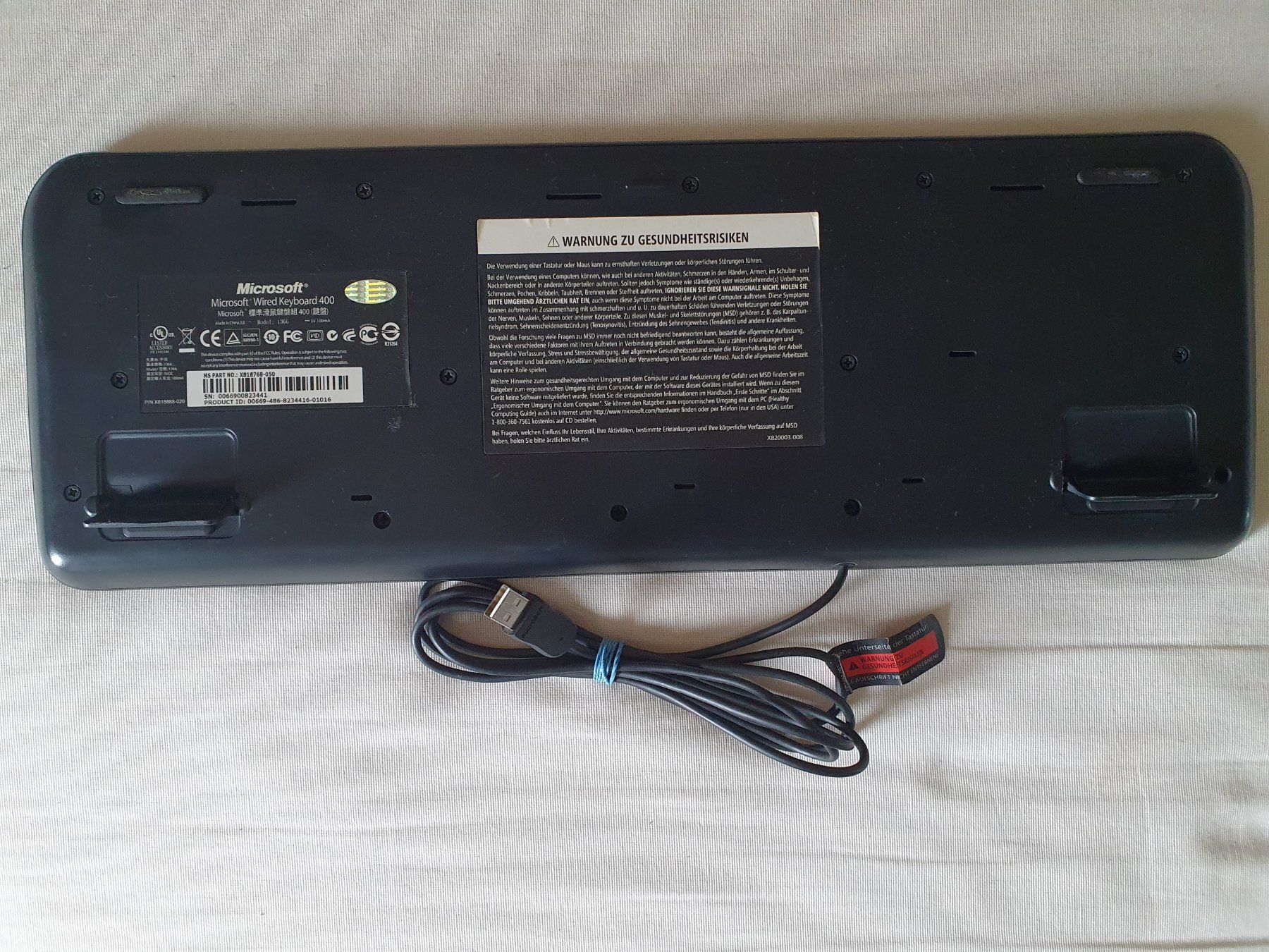 Tastiere: Microsoft Tastatur Wired 400 USB – Usato da Giswil venduto da online-Brockenhaus 2