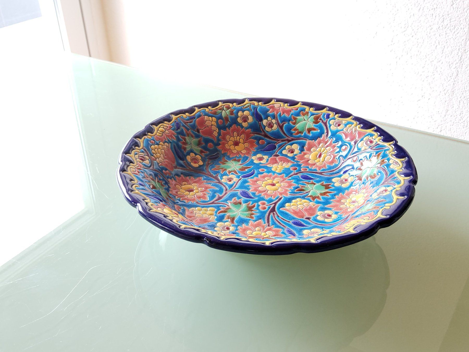 Servierplatten: Ancienne coupe Emaux de Longwy – Gebraucht aus Malleray von Broc-Mo 6