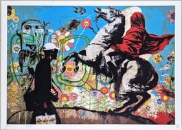 Death NYC Ltd Ed Pop Art Druck " Banksy Napoleon Horse