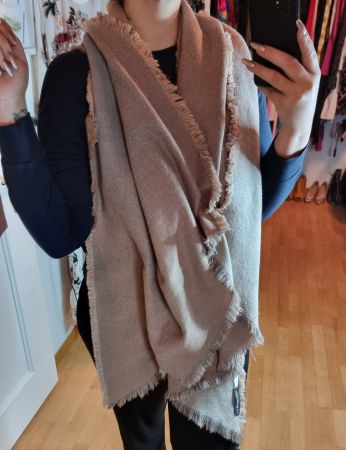 Kuscheliges Even&Odd Tuch XXL Schal  beige
