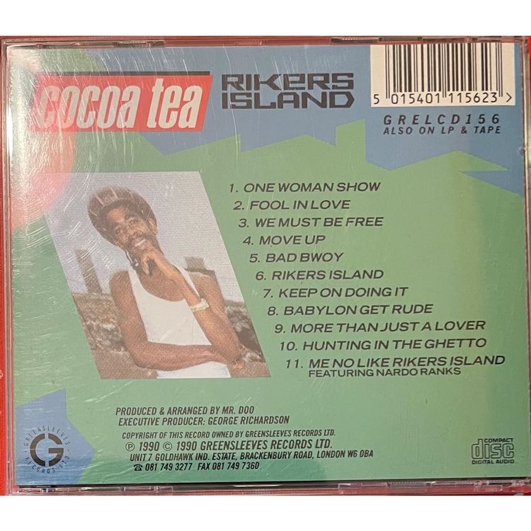 COCOA TEA RIKERS ISLAND (CD) Kaufen auf Ricardo
