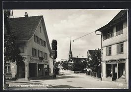 Amriswil, Obere Bahnhofstrasse mit Kaufh