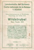 Carte nationale CH 263 1:50'000 Wildstrubel 1966