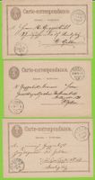 St.Gallen - 5 schöne Stempel auf alten Postkarten