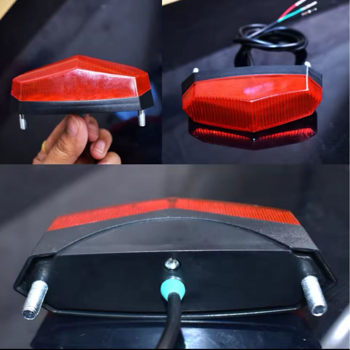 Ersatzteile: Rücklicht rot / Velolampe, Rollerlicht – Neu und originalverpackt aus Rorschach von lobosch1 1