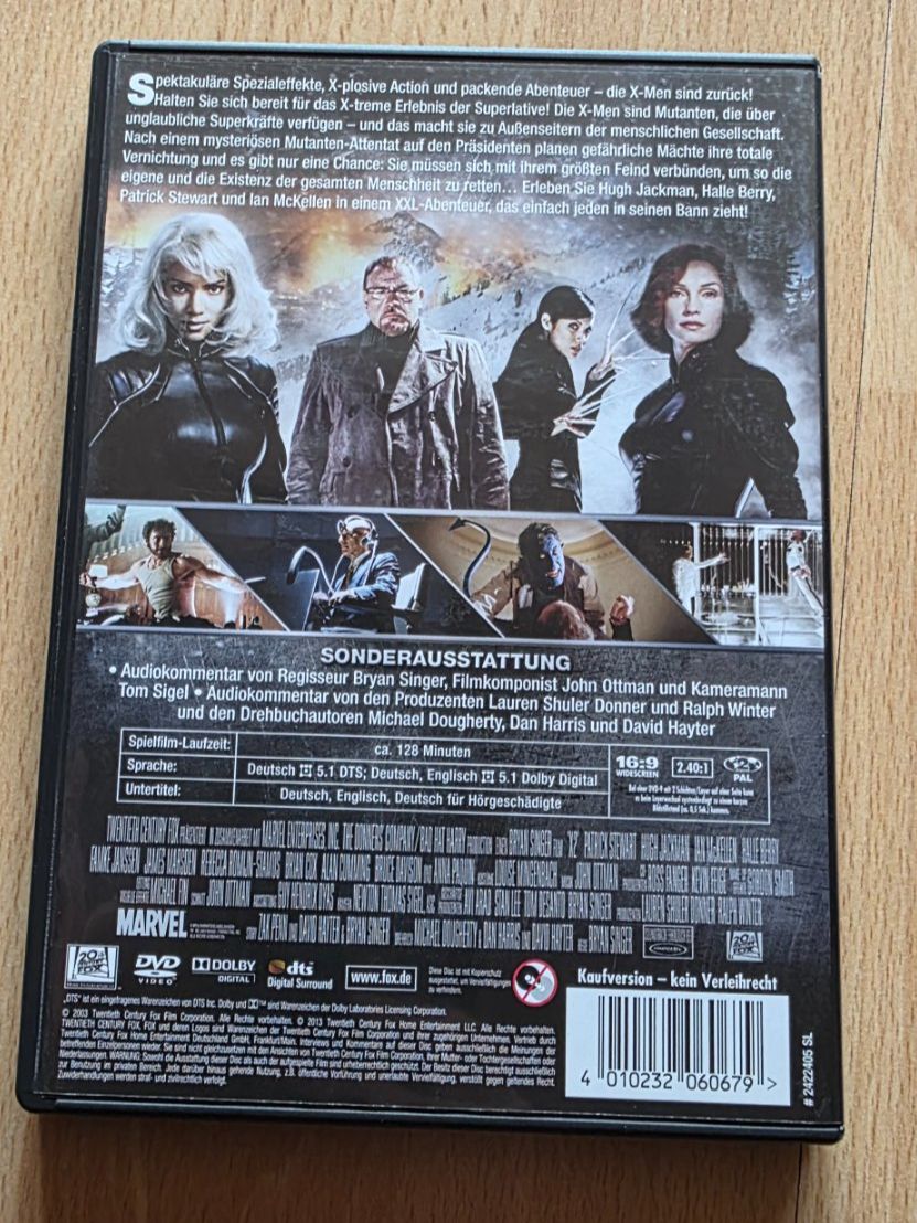 Tutti i DVDs: X-Men 2 – Usato da Niederbipp venduto da Tamara15101995 1