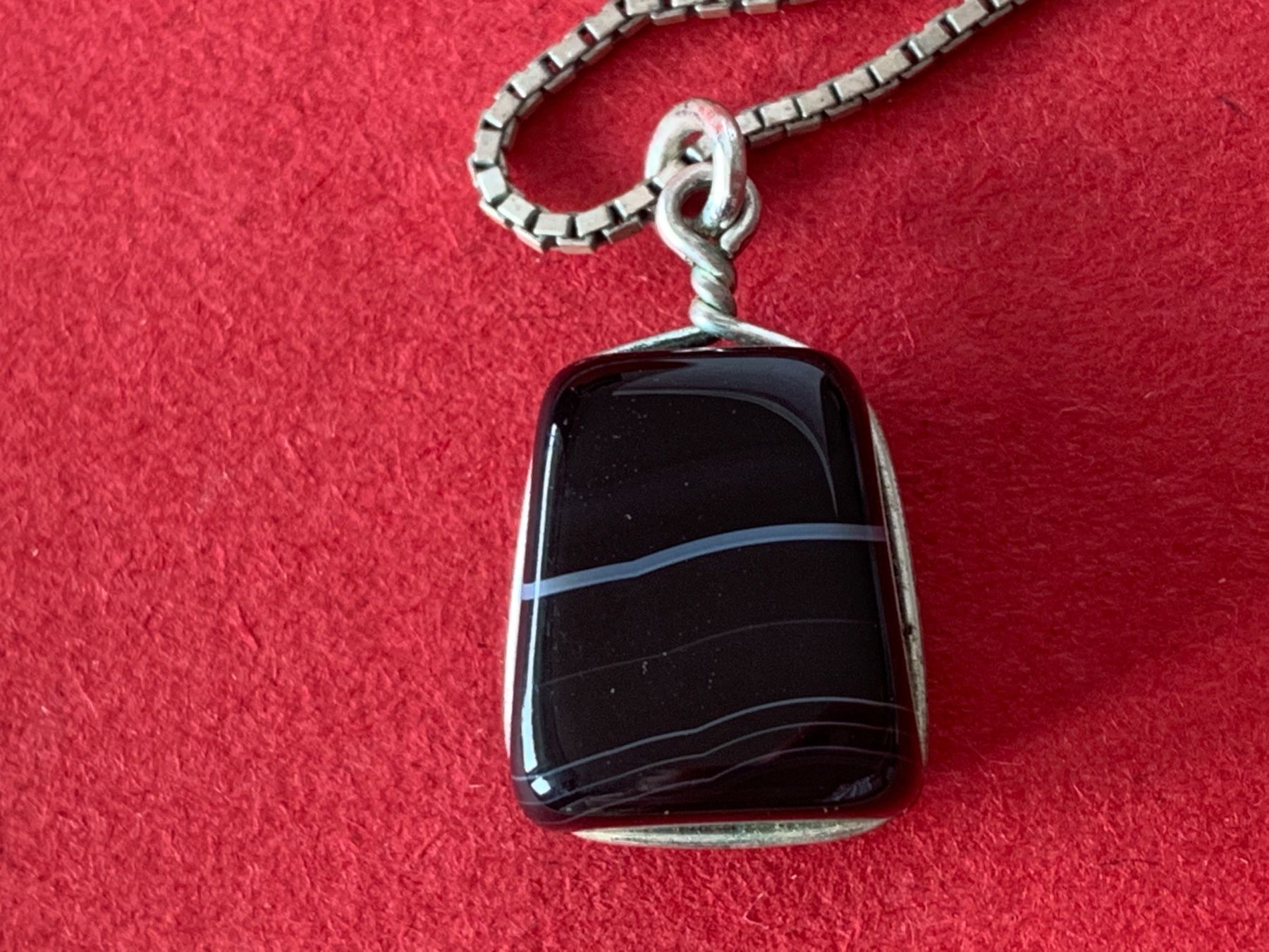 Ketten: Schmuckanhänger Schutzstein Schwarz ACHAT – Neu (gemäss Beschreibung) aus Dittingen von Bellevista 1