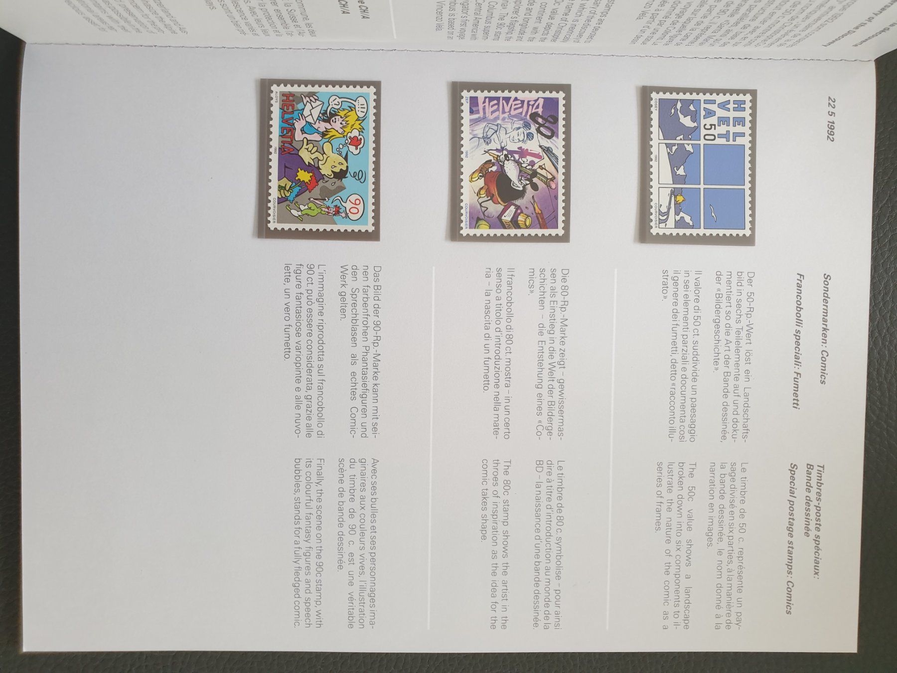 Alle Briefmarken: Jahresbuch CH Briefmarken 1992 postfrisch top – Neu (gemäss Beschreibung) aus Frauenfeld von Kasico 4