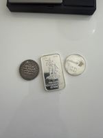 52.46 Gramm Silber, 1 Barren 2 Münzen