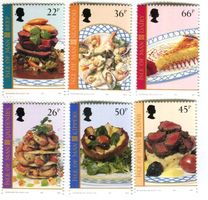 Briefmarken "Gastronomie". Isle of Man