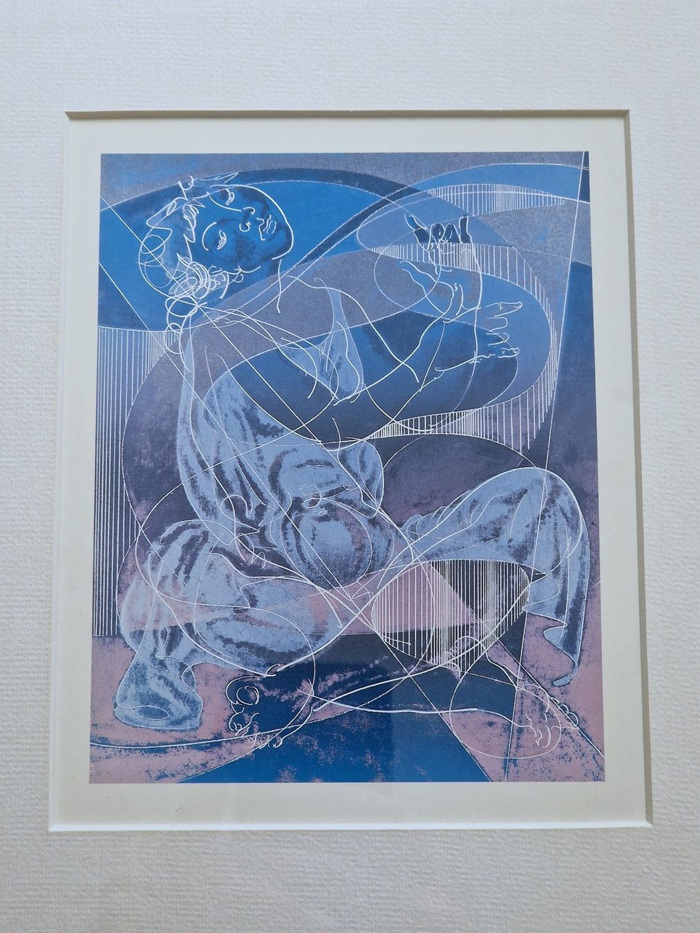 Grafiken & Lithographien: 2 Hans Erni Lithographien - perfekt gerahmt – Gebraucht aus Bern von belshnikel 4
