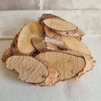 Holzscheiben-Deko-Set. Immer noch Originalverpackt. Für DIV
